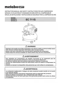 Notice HiKOKI EC711S Compresseur