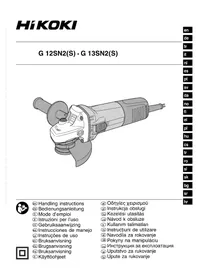 Notice HiKOKI G12SN2S Broyeur