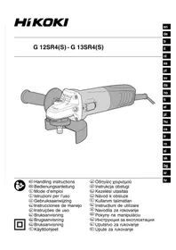 Notice HiKOKI G12SR4S Broyeur
