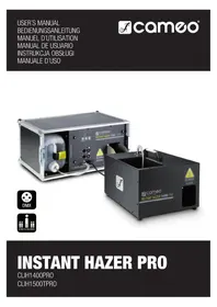 Notice Cameo INSTANT HAZER 1400 PRO Machine à effet