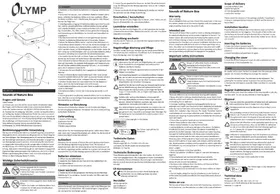 Notice OLYMPIA SOUNDS OF NATURE BOX Non catégorisé