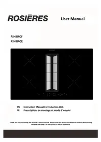 Notice ROSIERES RIH8ICE Cuisinière