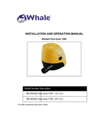 Notice Whale ORCA AUTO 1300 Non catégorisé