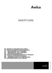 Notice AMICA EWA3T712ANI Machine à laver