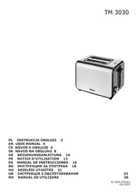 Notice AMICA TM 3030 Grille-pain