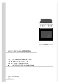 Notice AMICA SHC 903 010 W Cuisinière
