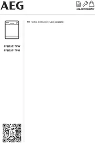 Notice AEG FFB75717PW Lave-vaisselle