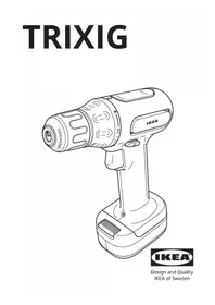 Notice IKEA TRIXIG 805.642.17 Perceuse