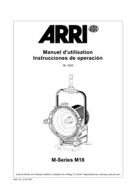 Notice ARRI M18 Lampe