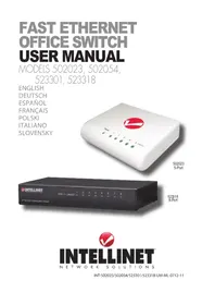 Notice Intellinet 523301 Commutateur