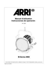 Notice ARRI M90 Lampe