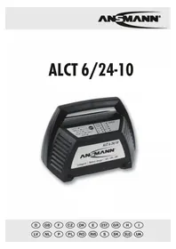 Notice ANSMANN ALCT6-24/10 Chargeur de batterie