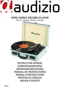 Notice Audizio RP114 Système hifi