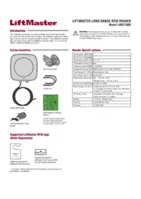 Notice LiftMaster LMHNTG Non catégorisé