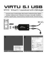 Notice Media-Tech VIRTU 5.1 USB MT5101 Carte son