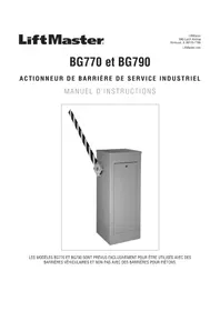 Notice LiftMaster BG770 Porte de garage