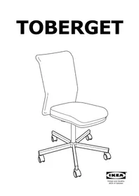 Notice IKEA TOBERGET Chaise de bureau