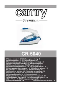 Notice CAMRY CR 5040 Fer à repasser