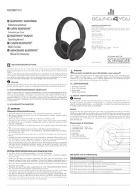 Notice Schwaiger KH220BT 513 Bouchon d'oreille