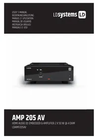 Notice LD Systems AMP 205 AV Recepteur