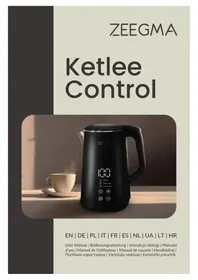Notice Zeegma KETLEE CONTROL Bouilloire