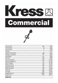 Notice KRESS KAC104 Coupe-herbe