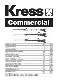 Notice KRESS KC240.9 Taille-haies