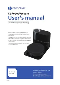 Notice Prosenic FLOOBOT X1 Aspirateur robot
