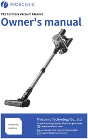Notice Prosenic P12 Aspirateur
