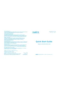 Notice REOLINK HOME HUB Maison intelligente