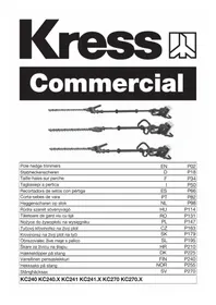 Notice KRESS KC270.9 Taille-haies