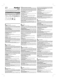 Notice Kanlux SENZO Capteur de porte / fenêtre