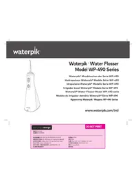 Notice Waterpik WP-490 Non catégorisé