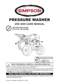 Notice Simpson MEGASHOT MS61404S Nettoyeur  haute pressio