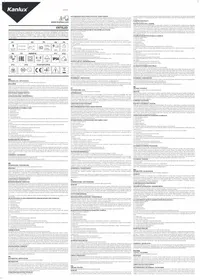 Notice Kanlux SANGA DL-100 Lampe