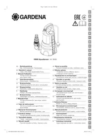 Notice GARDENA 19500 AQUASENSOR Pompe