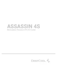 Notice DeepCool ASSASSIN 4S Système de refroidissement de matériel informatique
