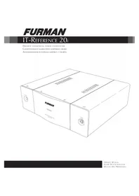 Notice Furman IT-REFERENCE 20I Système home cinéma