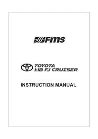 Notice FMS 1:18 TOYOTA FJ CRUISER Jouet radiocommandé