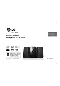 Notice LG XD14 Système home cinéma