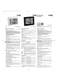 Notice TFA 30.5027 Station Météo