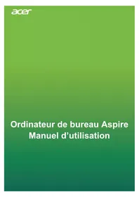 Notice ACER ASPIRE XC-340 Ordinateur de bureau