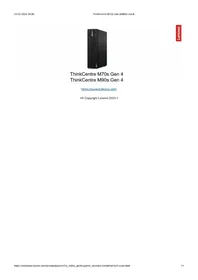 Notice LENOVO THINKCENTRE M70S Ordinateur de bureau