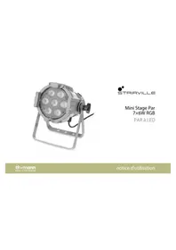 Notice Stairville MINI STAGE PAR 7X6W RGB Éclairage