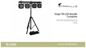 Notice Stairville STAGE TRI LED BUNDLE COMPLETE Éclairage