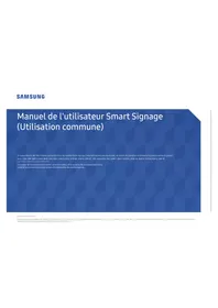 Notice SAMSUNG QM50R Moniteur