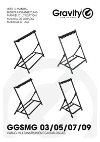 Notice Gravity VARI-G 3 Guitare