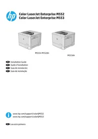 Notice HP LASERJET ENTERPRISE M553DH Imprimante