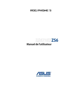 Notice ASUS ROG PHONE 5 PRO Téléphone