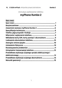 Notice myPhone RUMBA 2 Téléphone